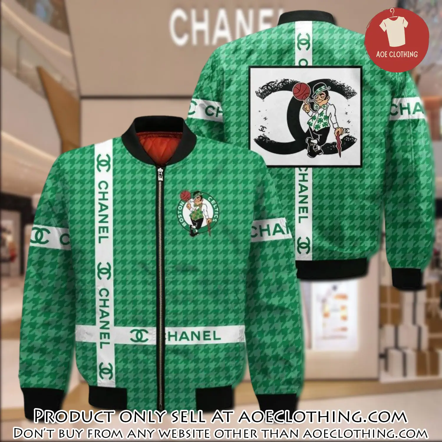 Chanel nba celtics jacket luxury clothing clothes outfit for men aoe0921559